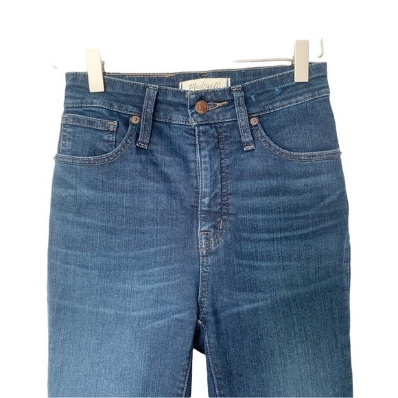 MADEWELL Curvy High-Rise Skinny Jeans in Hayes Wash - Picture 8 of 10